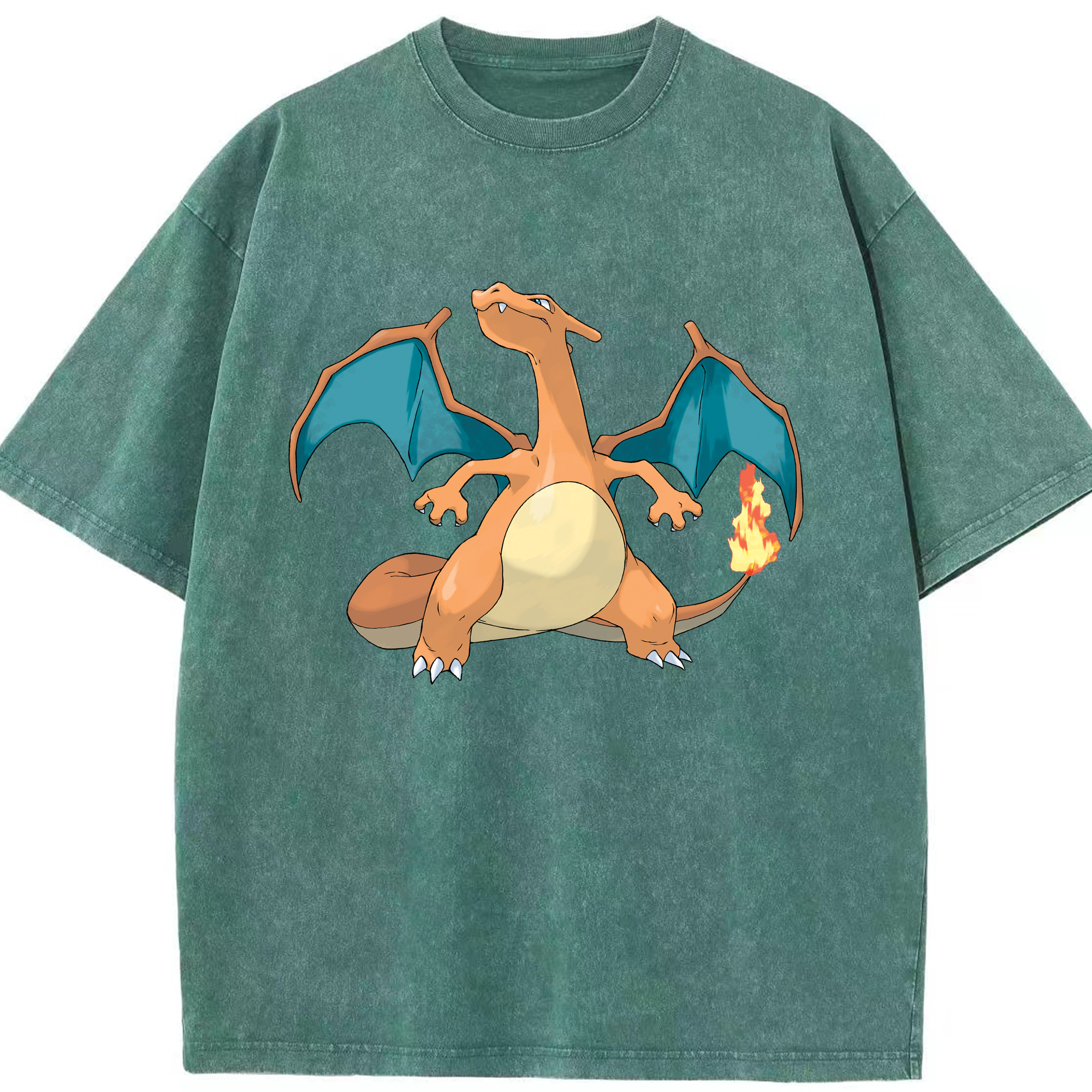 （画像用） ポケットモンスター Pokémon 綿100% ヴィンテージ風 半袖Tシャツ（フロントプリント）